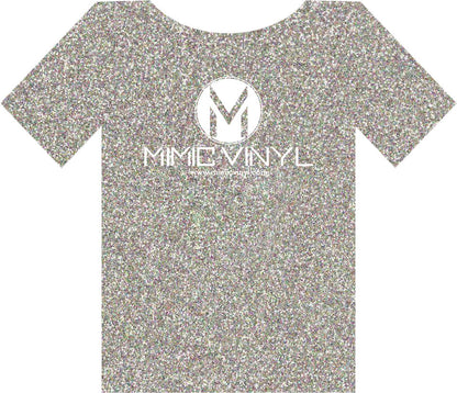 10" x 12" Siser Glitter Heat Transfer Vinyl Sheet