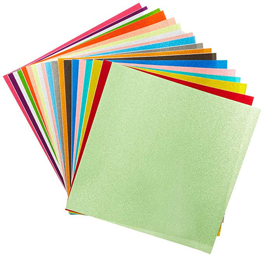 Glitter Permanent Vinyl Sheets