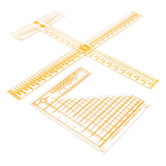 Graphic Alignment System with Tee Square It! and Logo GRID It!