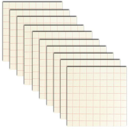 12" x 12" Sheets of Red Grid Transfer Paper