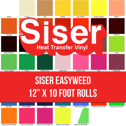 EasyWeed HTV Roll 12" x 10 Feet